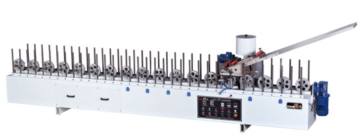 EVA hotmelt glue veneer profile wrapping machine