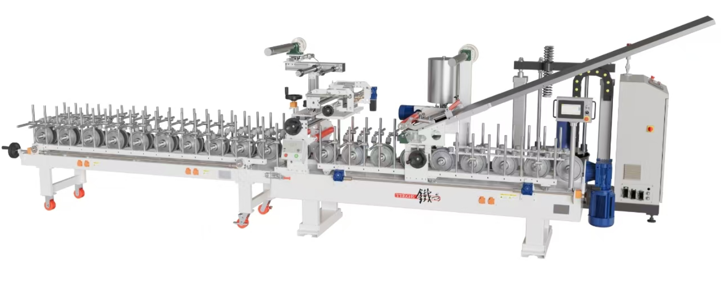 Two founction profile wrapping machine
