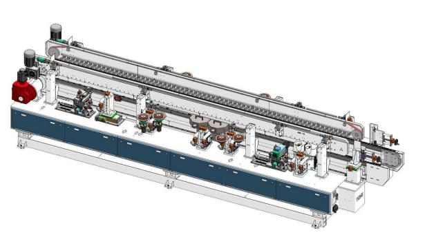 Automatic Tenoning Machine With Milling And Drilling