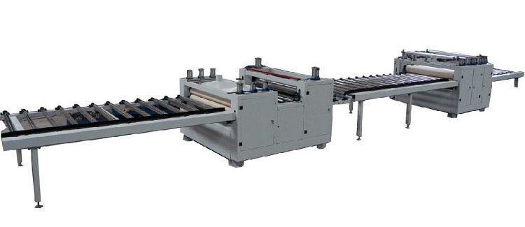 MDF paper sticking machine