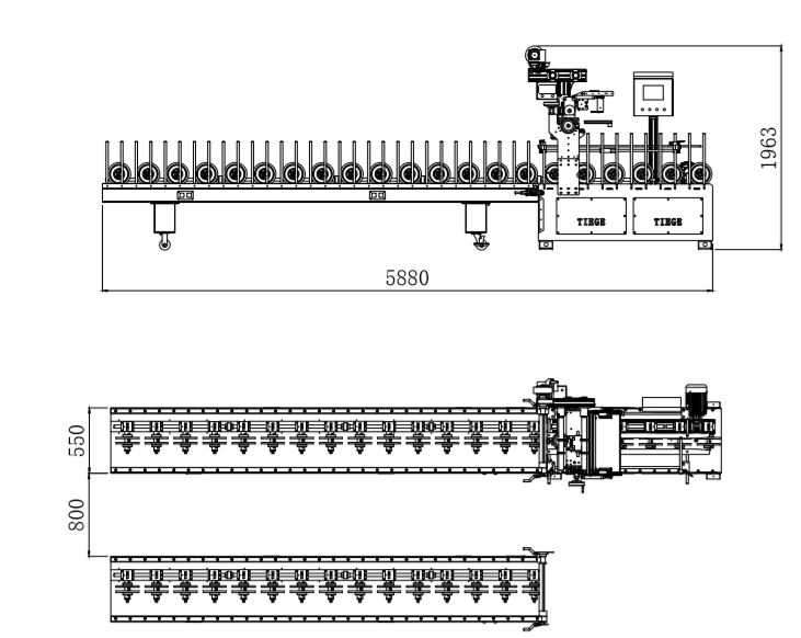 WPC Flooring Profile Wrapping Machine